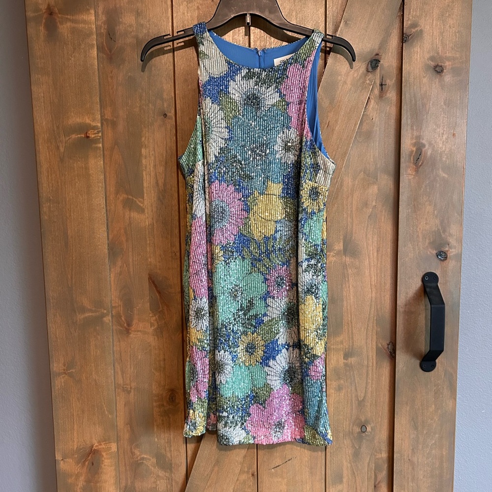 Floral Sleeveless Mini Dress